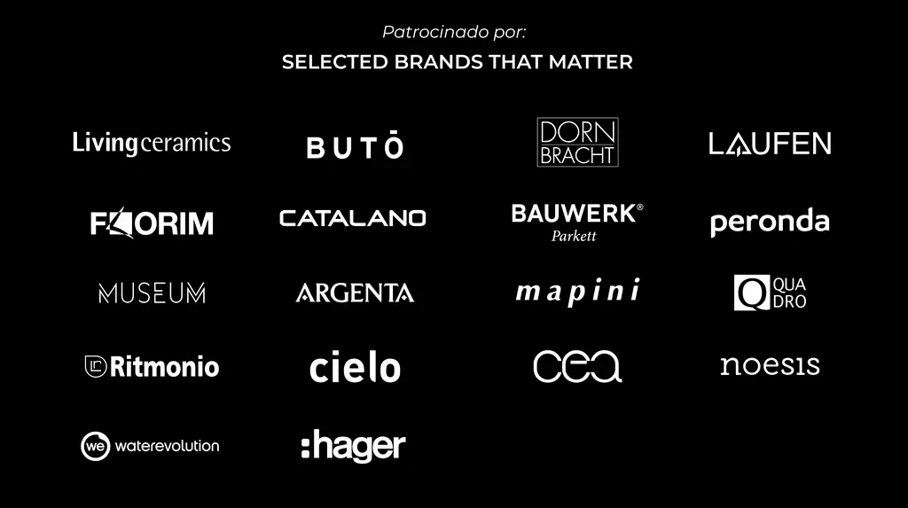 Logotipos de las Selected Brands That Matter que patrocinaron el evento