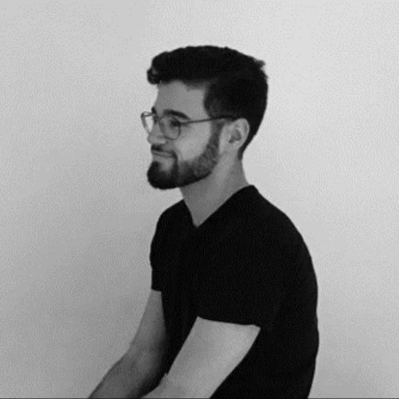 Retrato en blanco y negro de Jaume Abril