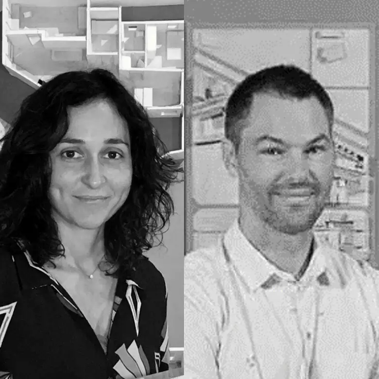 Retratos en blanco y negro de Sara Baldasano y Damian Figueras