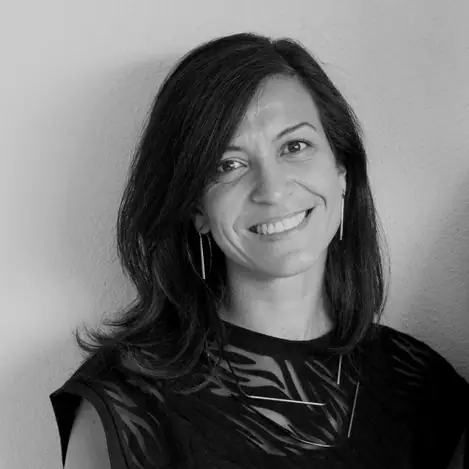 Retrato en blanco y negro de Mara Partida