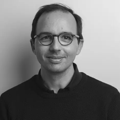 Retrato en blanco y negro de Francesc Buixeda