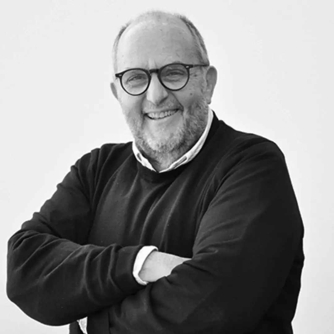 Retrato en blanco y negro de Albert de Pineda