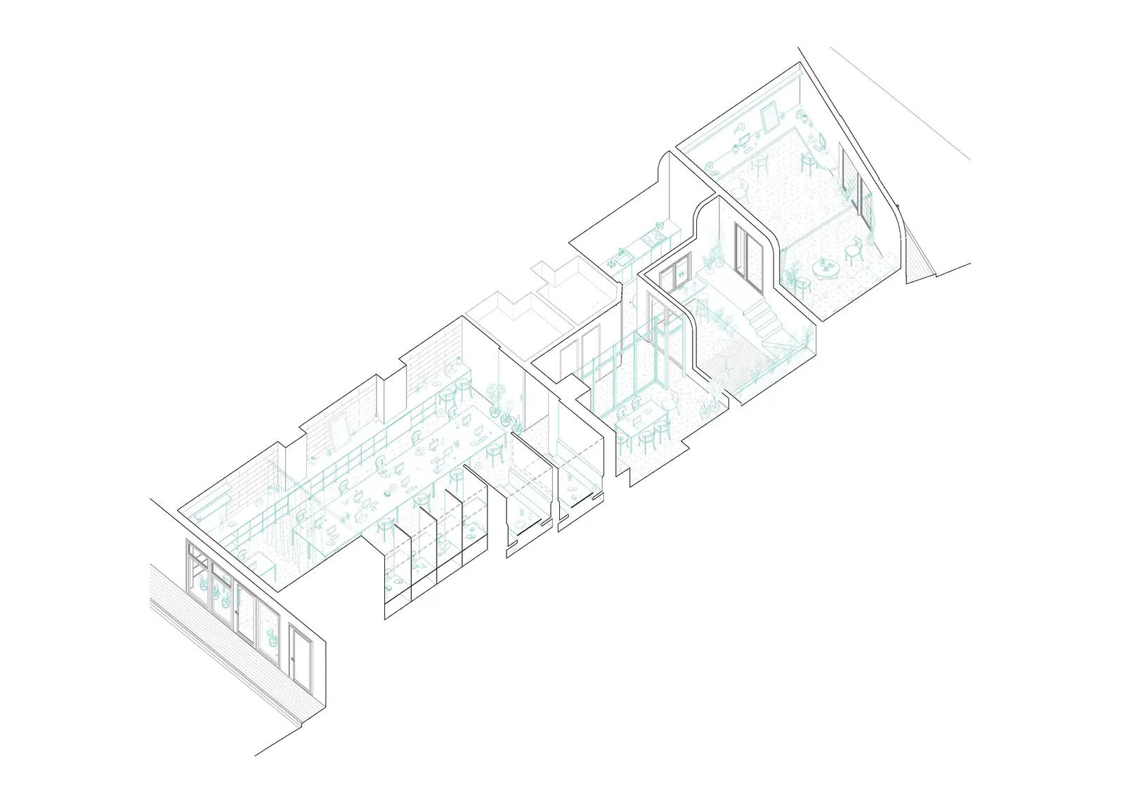 Drawings: Coworking Sant Magí