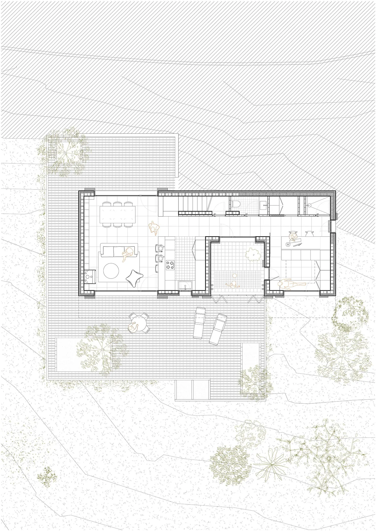 Drawings: House in Monte el Pardo